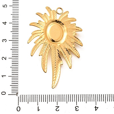 304 Stainless Steel Pendants STAS-M109-01G-02-1
