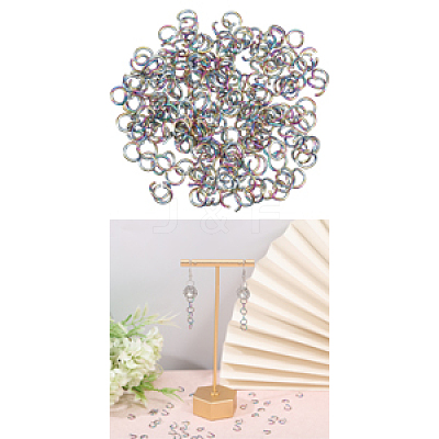 Ion Plating(IP) 304 Stainless Steel Open Jump Rings STAS-CA0002-21B-1