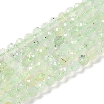 Natural Prehnite Beads Strands LS-G-G139-A05-03-1