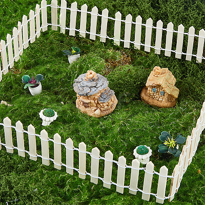 1Pc Wood Fence Ornaments WOOD-CN0001-28A-1