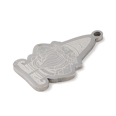 Non-Tarnish 201 Stainless Steel Pendants STAS-C095-35P-1