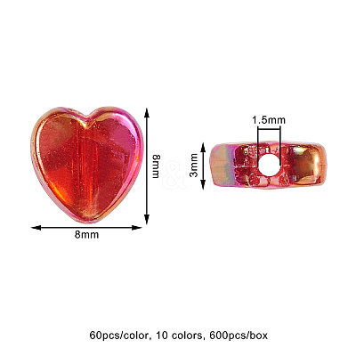 Eco-Friendly Transparent Acrylic Beads TACR-CJ0001-02-1