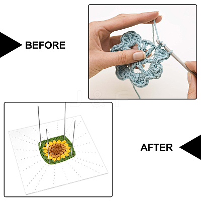 Acrylic Crochet Blocking Board AJEW-WH0317-03-1