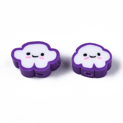 Handmade Polymer Clay Beads X-CLAY-N008-033A-1