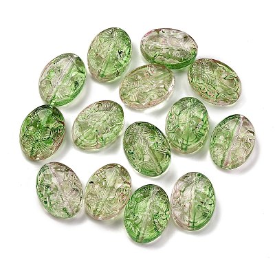 555Pcs Transparent Two Tone Acrylic Beads MACR-K359-25C-1