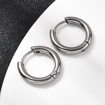 316F Stainless Steel Hoop Earrings X-EJEW-D341-01G-P-1