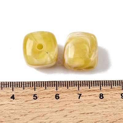Opaque Acrylic Beads OACR-D320-01E-1