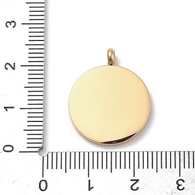 304 Stainless Steel Pendants STAS-F306-09G-1