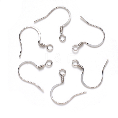 Tarnish Resistant 304 Stainless Steel French Earring Hooks STAS-S111-006-1