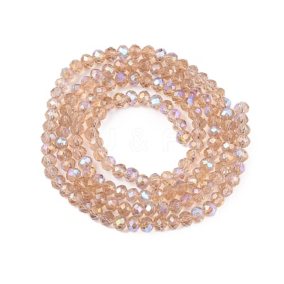 Electroplate Glass Beads Strands LS-EGLA-A044-T2mm-L20-1