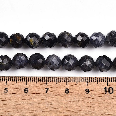 Natural Cordierite/Iolite/Dichroite Beads Strands G-S345-8mm-27-1
