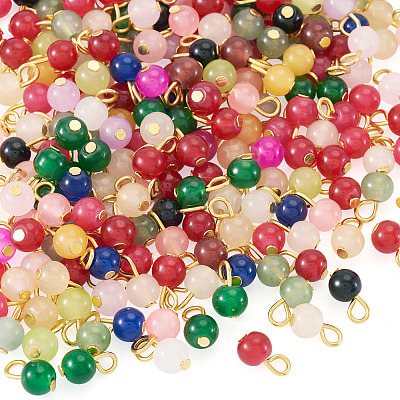 Glass Round Pendants PALLOY-TADJ00001-01-1