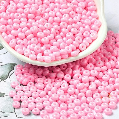 Baking Paint Glass Seed Beads SEED-B001-02A-15-1