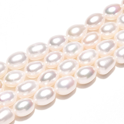 Natural Cultured Freshwater Pearl Beads Strands PEAR-N012-AA-01-1