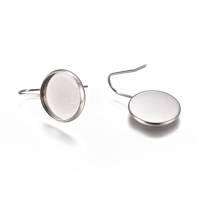 Non-Tarnish 304 Stainless Steel Earring Hooks STAS-F227-22C-P-1