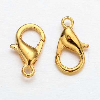 Zinc Alloy Lobster Claw Clasps E102-G-1