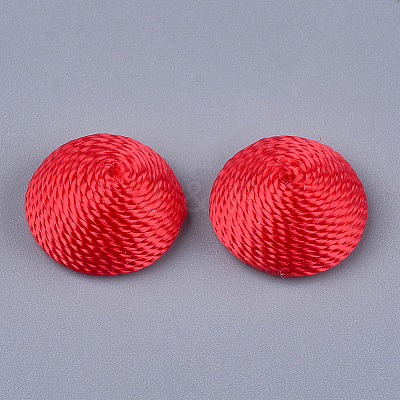 Polyester Thread Fabric Cabochons LS-X-WOVE-T008-02B-01-1