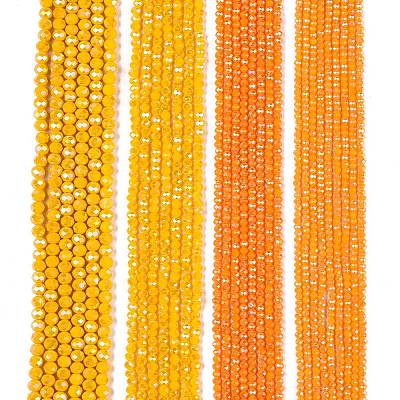 Electroplate Glass Beads Strands LS-EGLA-A044-P3mm-B29-1