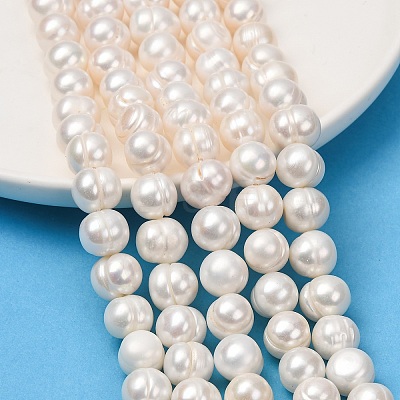 Natural Cultured Freshwater Pearl Beads Strands PA-CBABE82-09B-1
