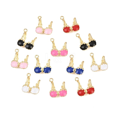 Alloy Enamel Pendants FIND-B062-15G-01-1