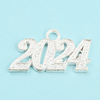 Alloy Numbers Pendants PALLOY-D028-01S-1