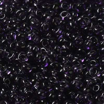 Transparent Colours Glass Seed Beads SEED-P006-02A-12-1