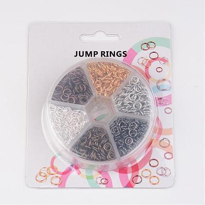 1 Box Brass Open Jump Rings KK-JP0007-6mm-1