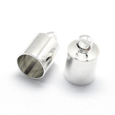 Brass Cord Ends X-KK-D219-10x5-S-1