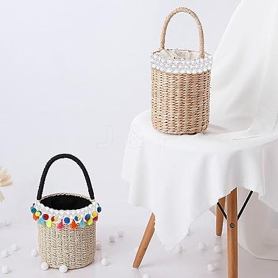 Ethnic Style Embroidery Polyester Lace Trims OCOR-WH0070-20B-1