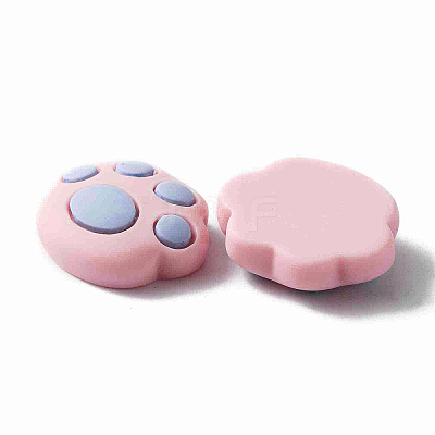 Opaque Resin Cabochons LS-RESI-WH0035-17A-1