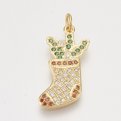 Brass Cubic Zirconia Pendants & Stud Earrings & Adjustable Rings Jewelry Sets SJEW-S043-12-1