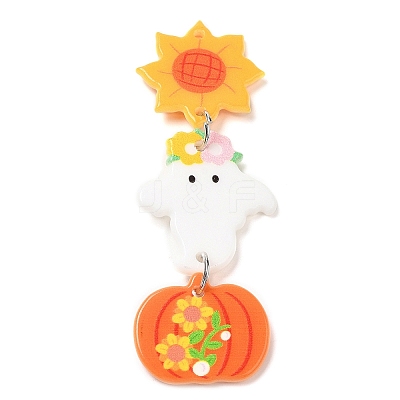 Halloween Theme Acrylic Pendants MACR-C022-01E-1