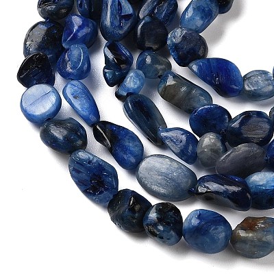 Natural Kyanite Beads Strands G-C268-A08-6x8mm-1