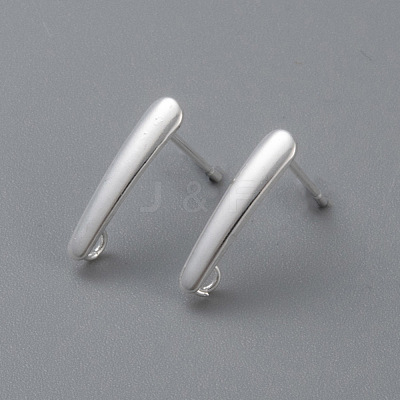 304 Stainless Steel Stud Earring Findings X-STAS-H436-22S-1