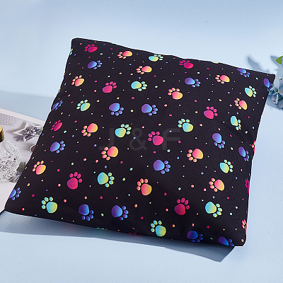 Halloween Printed Polyester Fabric DIY-WH0430-472A-1