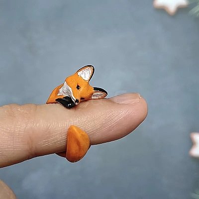 Alloy Enamel Cuff Open Rings WGBCF22-01-1
