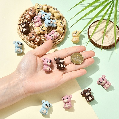 6Pcs Silicone Beads SIL-YW0002-14A-1
