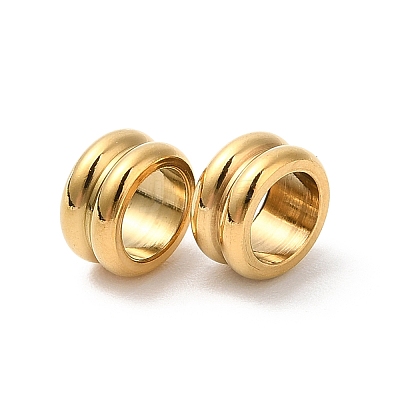 304 Stainless Steel European Beads STAS-H214-05G-1
