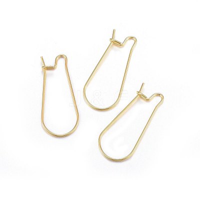 304 Stainless Steel Hoop Earrings STAS-P210-27G-1