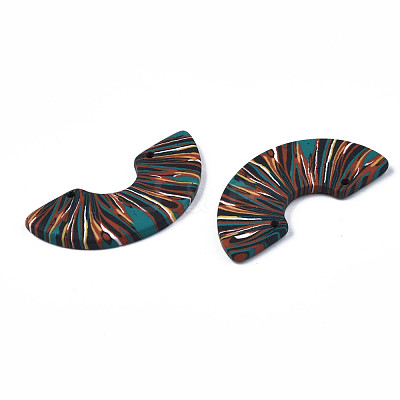 Handmade Polymer Clay Pendants CLAY-N010-028-B03-1