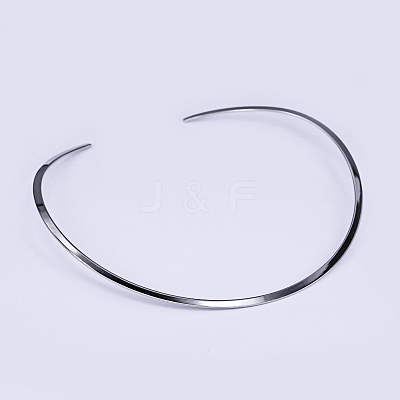 201 Stainless Steel Choker Necklace Making NJEW-O094-10-1