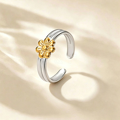304 Stainless Steel Cuff Open Rings for Women WG2666C-01-1