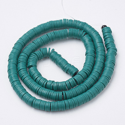 Handmade Polymer Clay Heishi Beads X-CLAY-R067-8.0mm-07-1