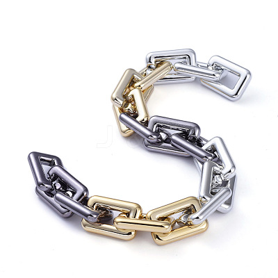 Handmade CCB Plastic Cable Chains AJEW-JB00675-01-1