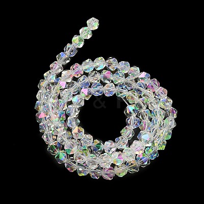 Electroplate Glass Beads EGLA-L018-B-AB04-1