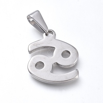 Non-Tarnish 304 Stainless Steel Pendants STAS-L210-06H-P-01-1