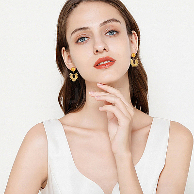 40Pcs Brass Clip-on Earring Findings KK-SP0001-14G-1