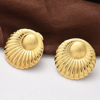 304 Stainless Steel Stud Earrings EJEW-U047-32G-1