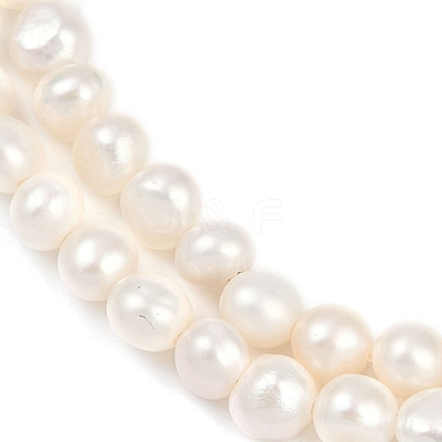Natural Cultured Freshwater Pearl Beads Strands PEAR-P064-19D-07A-1