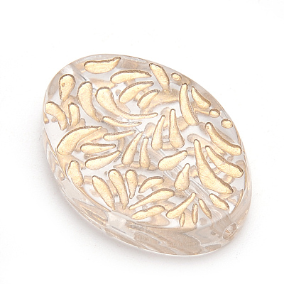Plating Acrylic Beads PACR-S219-01-1